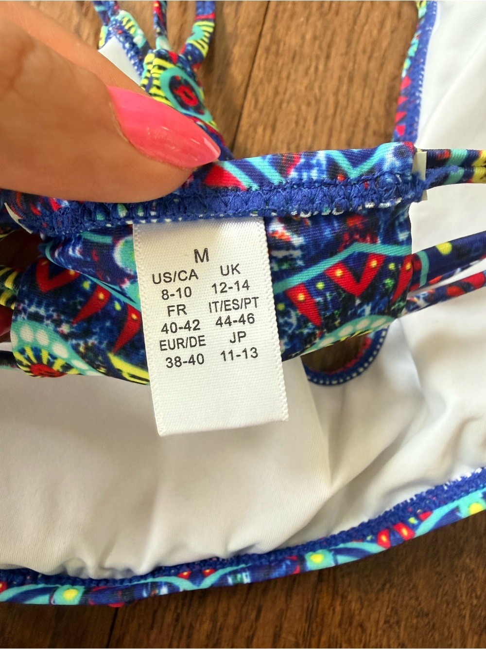 Multicolor Patterned Two-Piece BikiniSwim Set - Picture 5 of 9